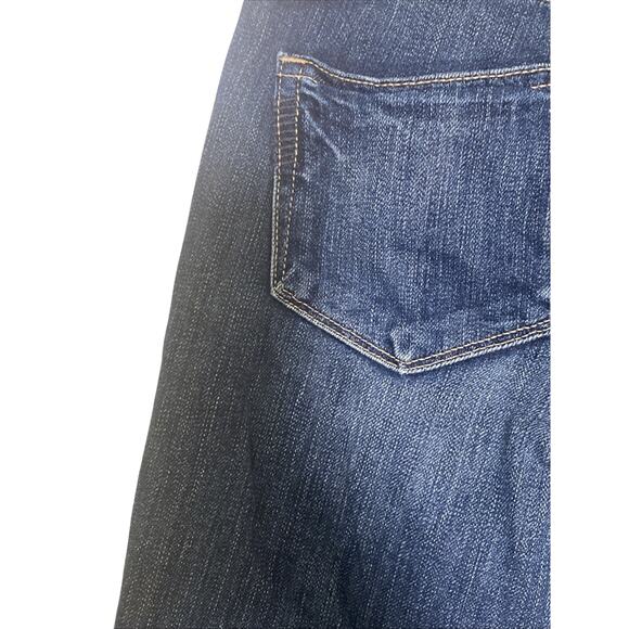 Paige Skyline Ankle Peg Jeans Womens Size 27 Augusta Low Rise Dark Wash Denim - Picture 3 of 8